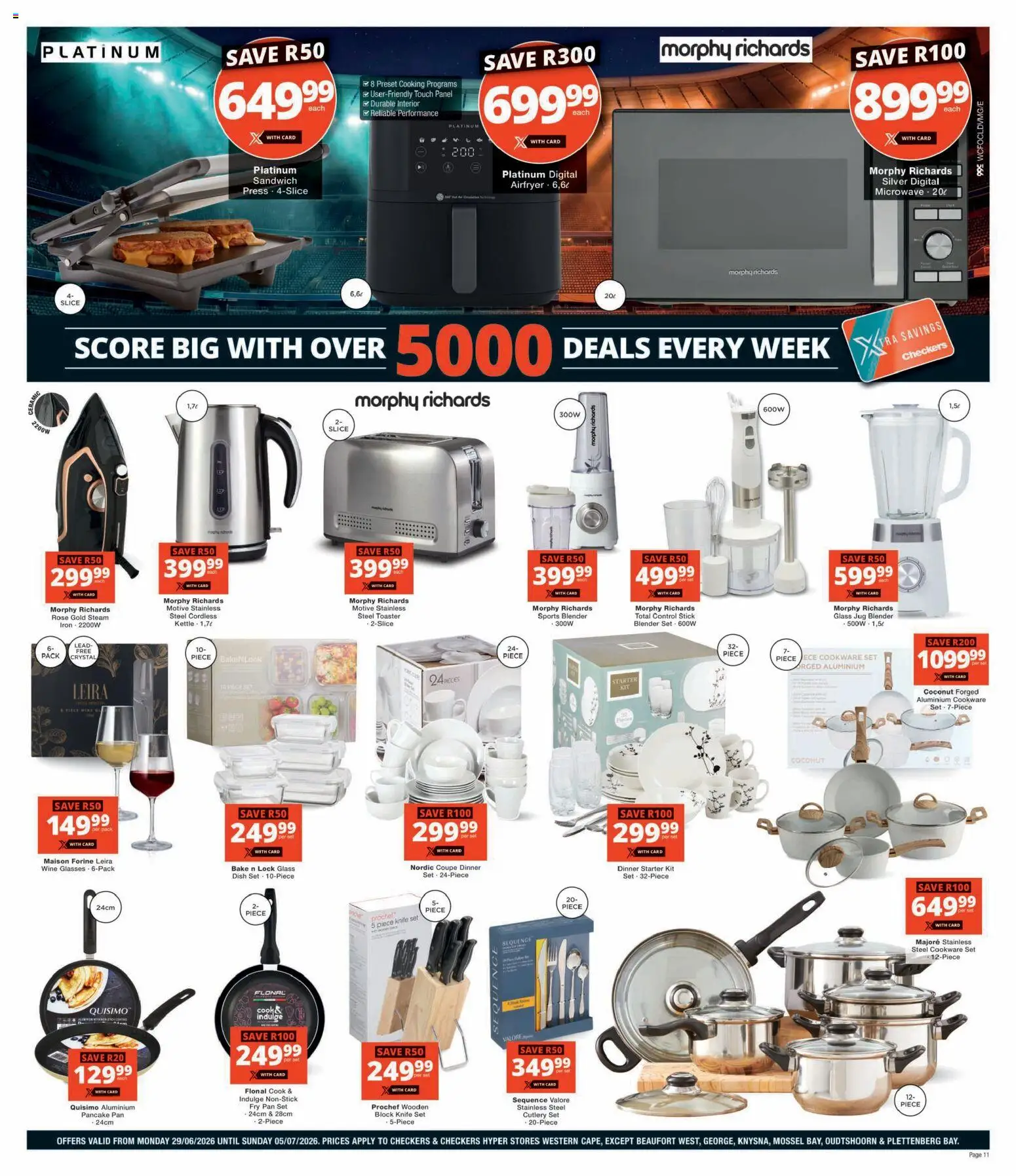 New Checkers catalogue – valid from 29/06/2026 | Page: 11 | Products: Press, Knife set, Lock, Wine