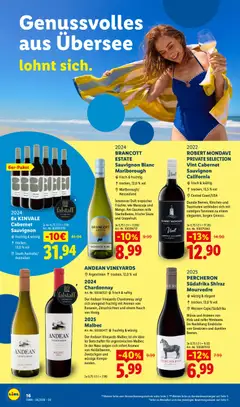 Náhled letáku Lidl Německo leták - Wein & Spirituosen od 01.06.2026 | Strana: 16 | Produkty: Maracuja, Pero, Cabernet Sauvignon