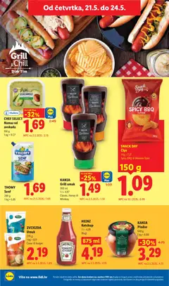 SNACK DAY Čips, 150 g Spicy BBQ ili Western Style - Pregled kataloga iz trgovine Lidl, vrijedi od 18.05.2026 | Stranica: 50