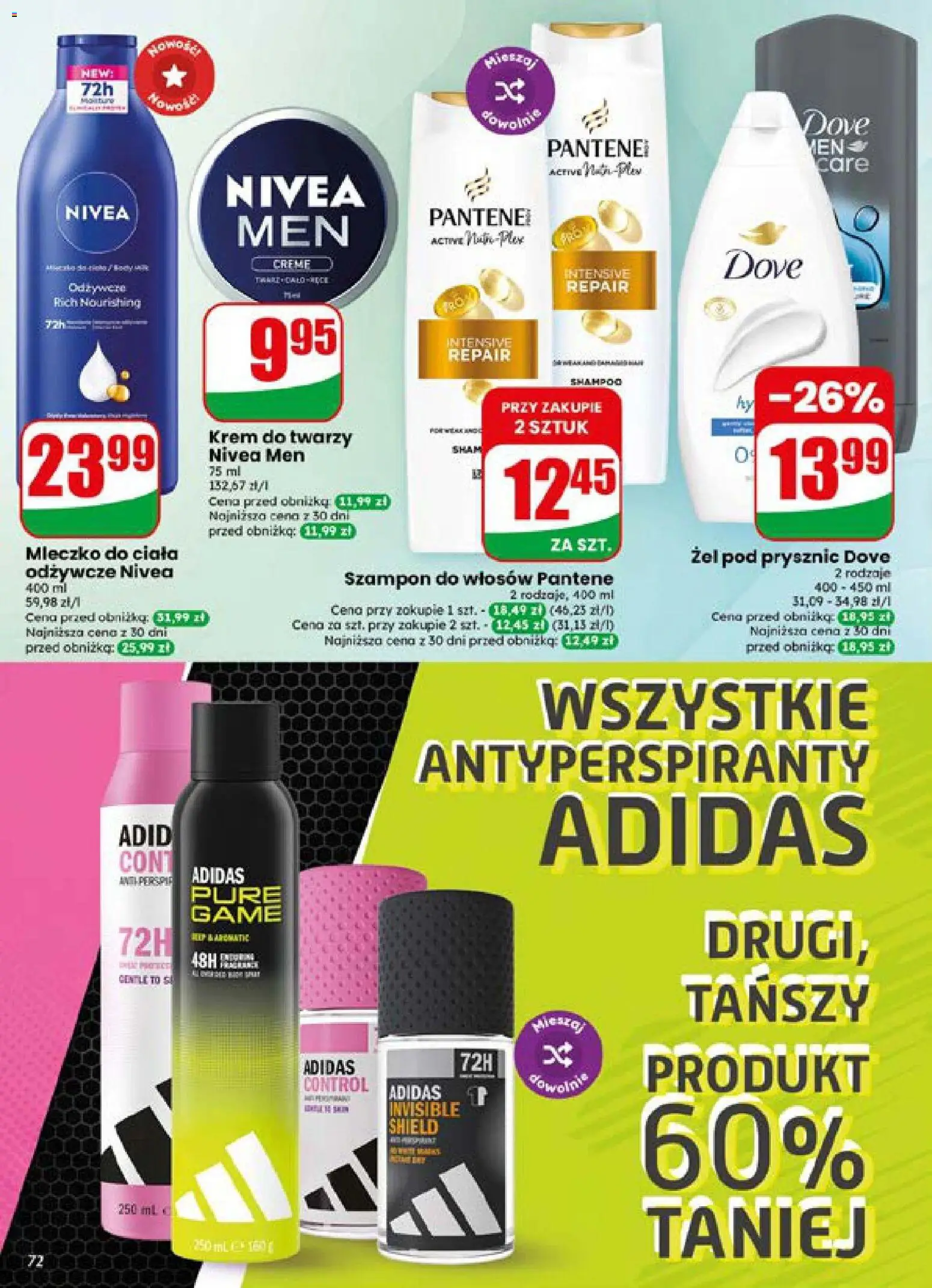 Dino gazetka od 15.07.2026 | Strona: 72 | Produkty: Prysznic, Mleczko do ciała, Krem, Krem do twarzy