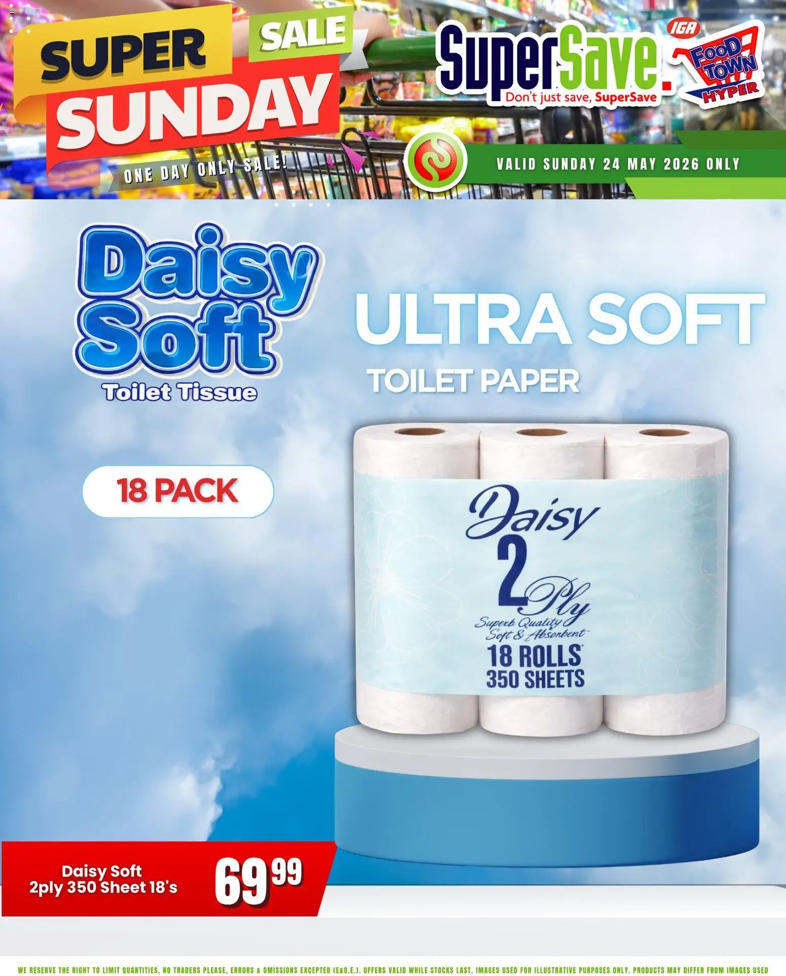 New Super Save catalogue – valid from 24.05.2026 | Page: 10 | Products: Toilet, Paper, Toilet paper