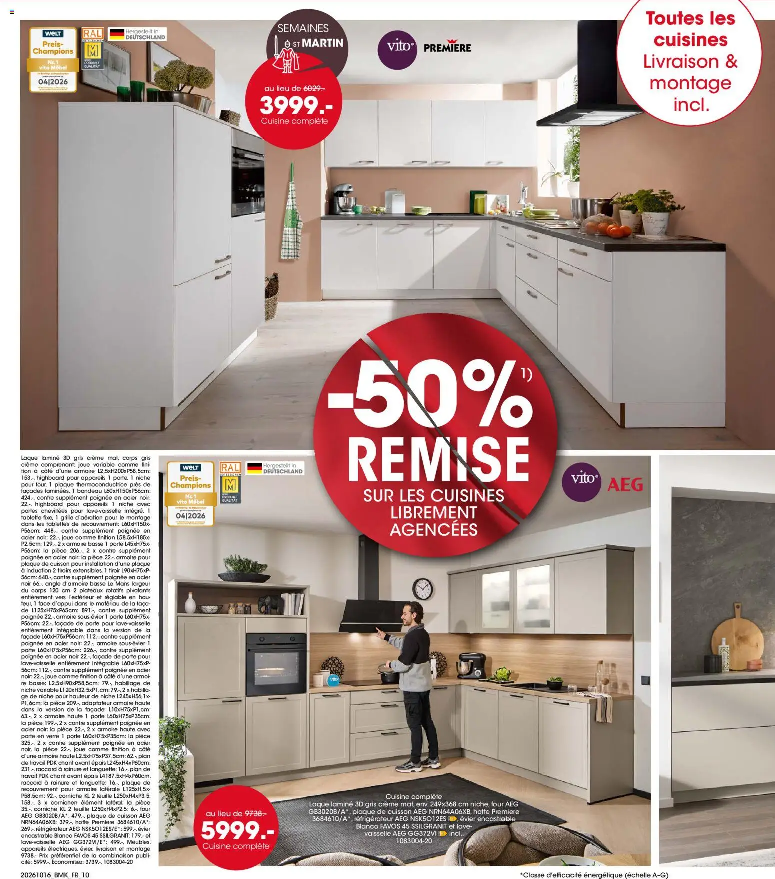 {H1} | Page: 10 | Produits: Plaque de cuisson, Armoire, Portes, Combinaison