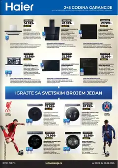 Tehnomanija katalog - pregled Tehnomanija kataloga - važi od 10.09.2026 | Strana: 5 | Proizvode: Mast, Kokice, Rerna, Aspirator