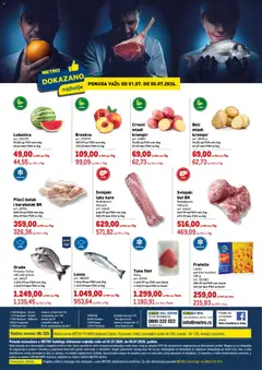 Metro katalog Dokazano - pregled Metro kataloga - važi od 01.07.2026