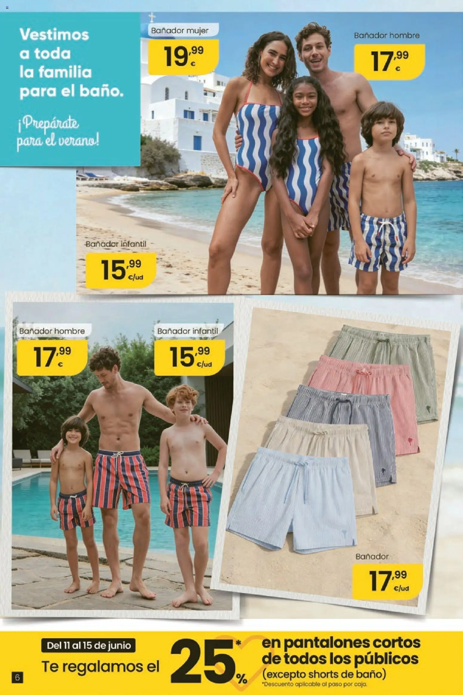 Eroski Oh! Oferta Pontevedra │ válido desde el 11.06.2026 | Página: 6 | Productos: Pantalones, Té, Baño
