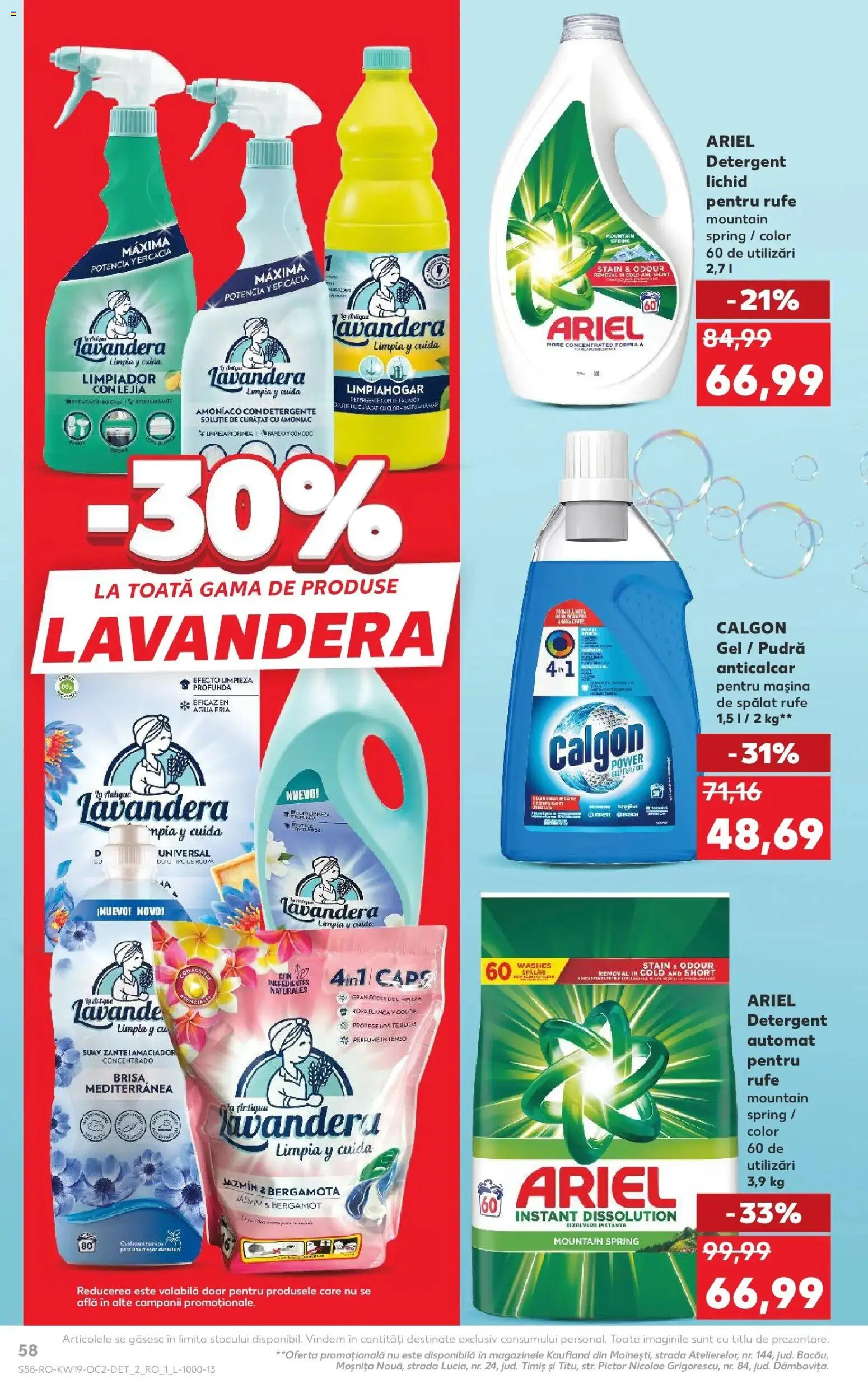 Noul catalog Kaufland – valabil de la 06.05.2026 | Pagină: 58 | Produse: Pară, Mașină De Spălat, Kedi Ödül Oyuncakları, Pudră
