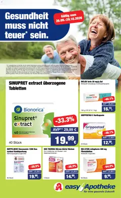 Easy Apotheke Prospekt ab 26.09.2026 gültig