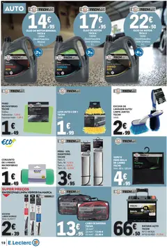 Pré-visualização E.Leclerc folheto Não Alimentar válido de 07.05.2026 | Página: 10 | Produtos: Cabo, Esponja, Limpa vidros, Óleo