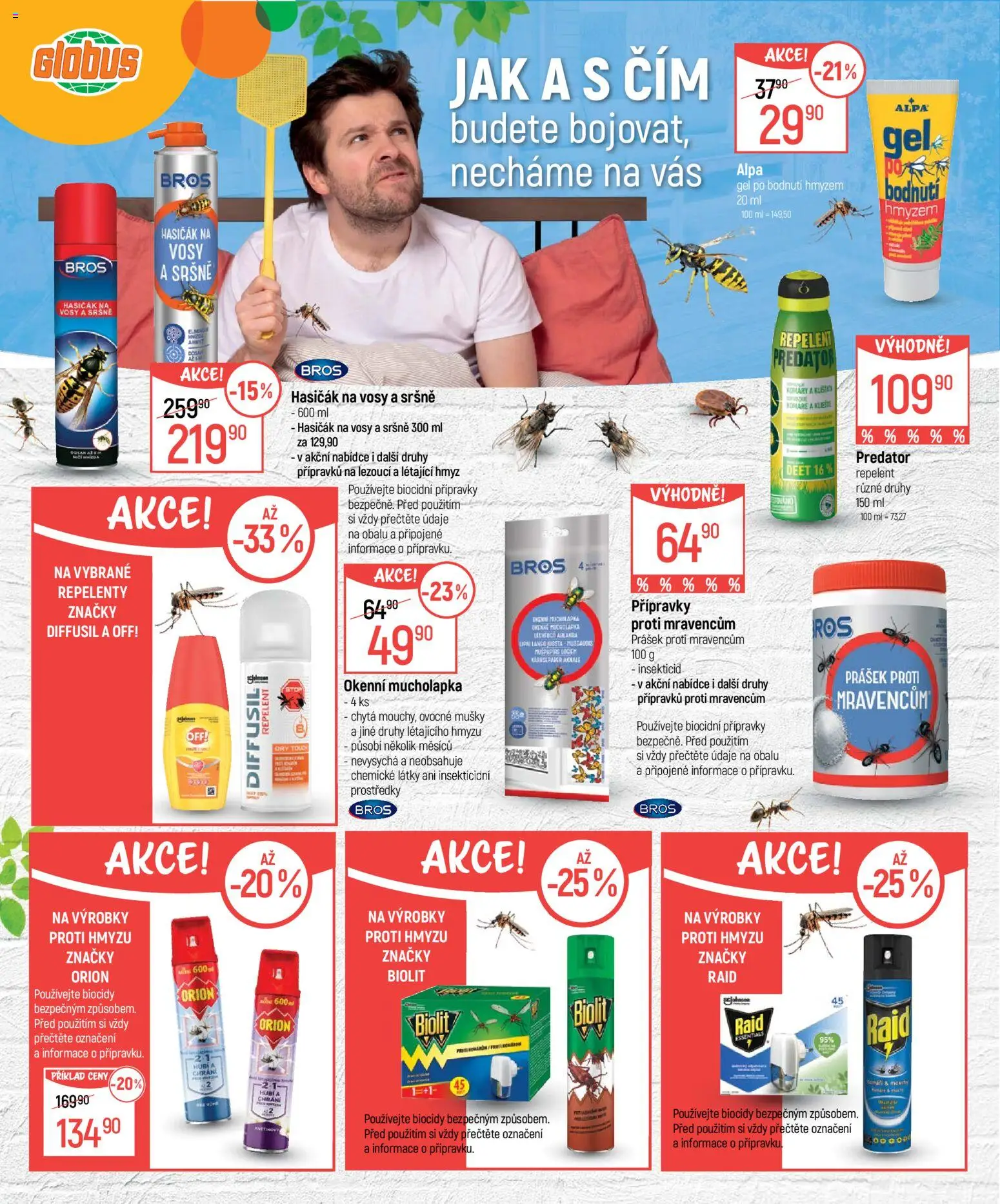 Globus leták - Léto od 06.05.2026 | Strana: 6 | Produkty: Globus, Alpa, Raid, Repelent