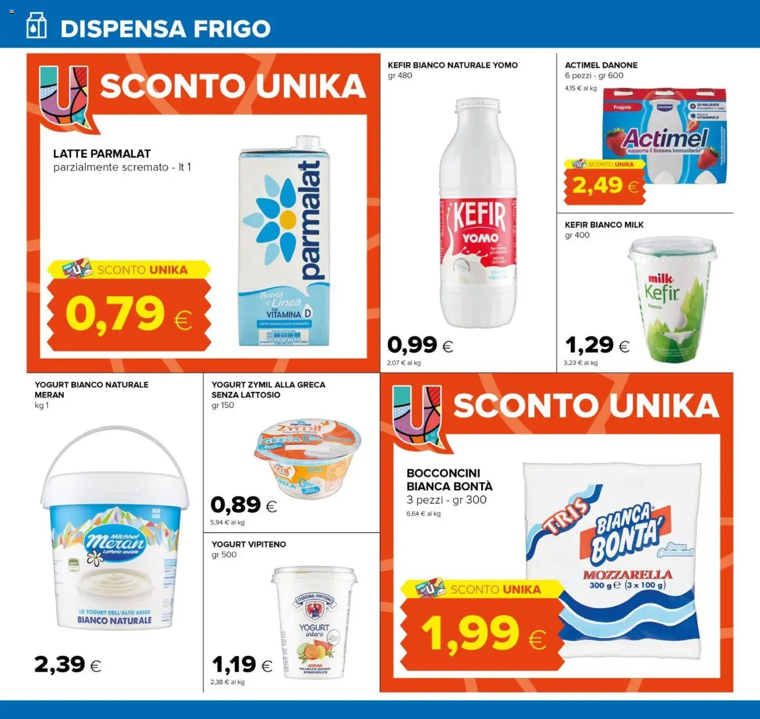 Volantino Tigre del 18.06.2026 | Pagina: 12 | Prodotti: Yogurt, Mozzarella, Latte, Agrumi