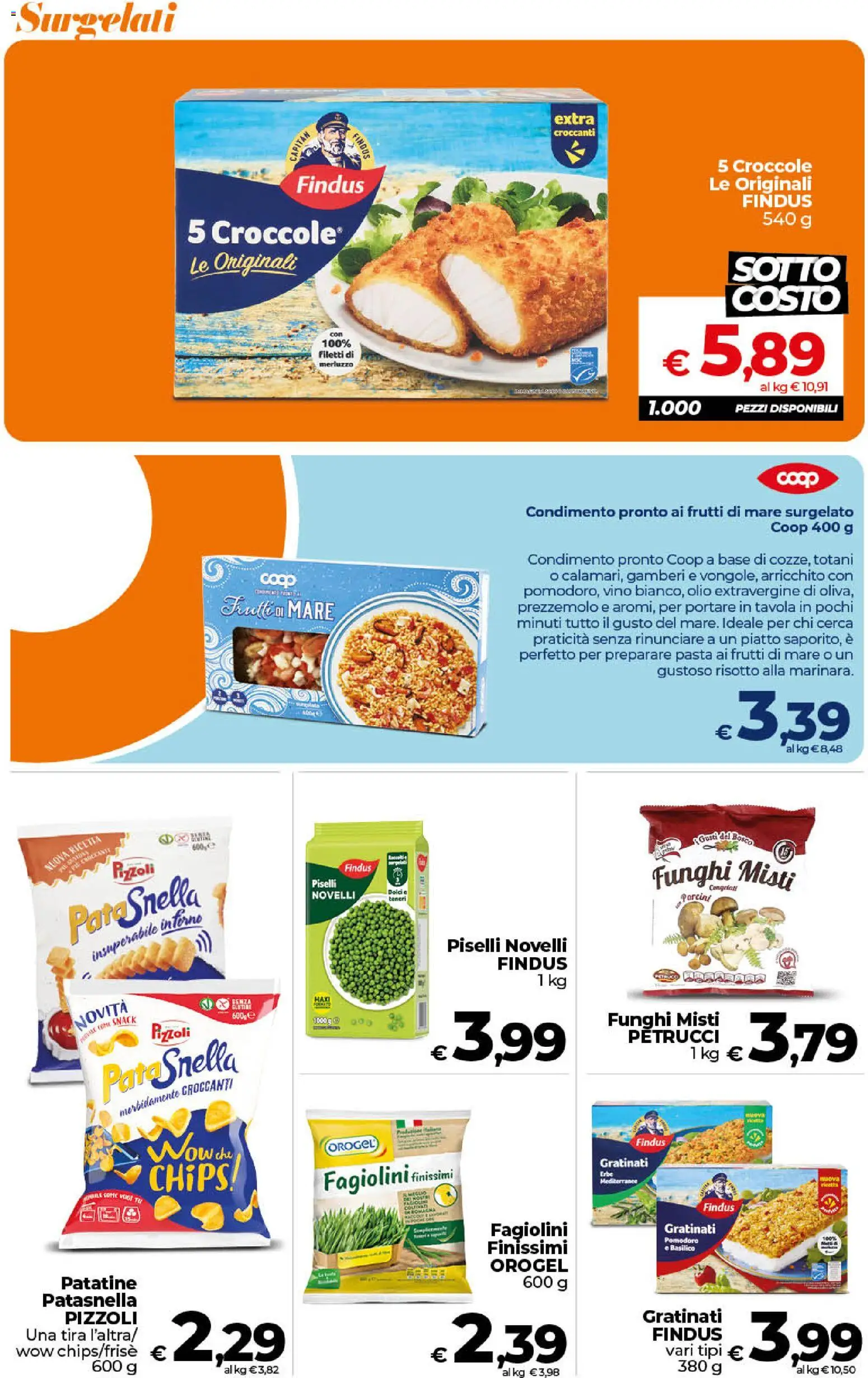 Volantino Ipercoop del 13/10/2026 | Pagina: 26 | Prodotti: Patatine, Pomodoro, Pasta, Piselli