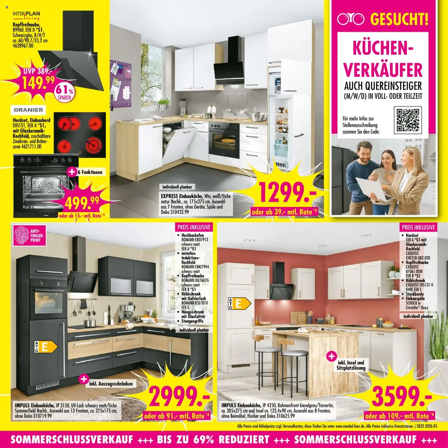 SB Möbel Boss Prospekt – gültig ab 08.08.2026 | Seite: 5 | Produkte: Hocker, Kochfeld, Hängeschrank, Kuchen
