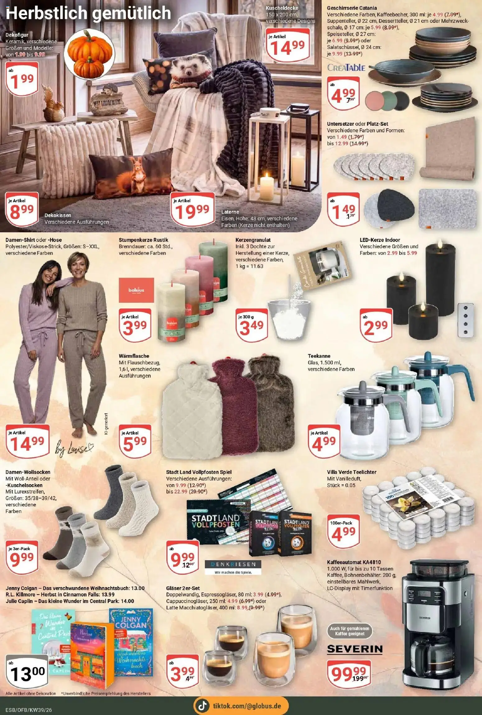 Globus Prospekt Eschborn (ab 21.09.2026) » Angebote online | Seite: 24 | Produkte: Spiel, Kaffee, Hose, Teekanne