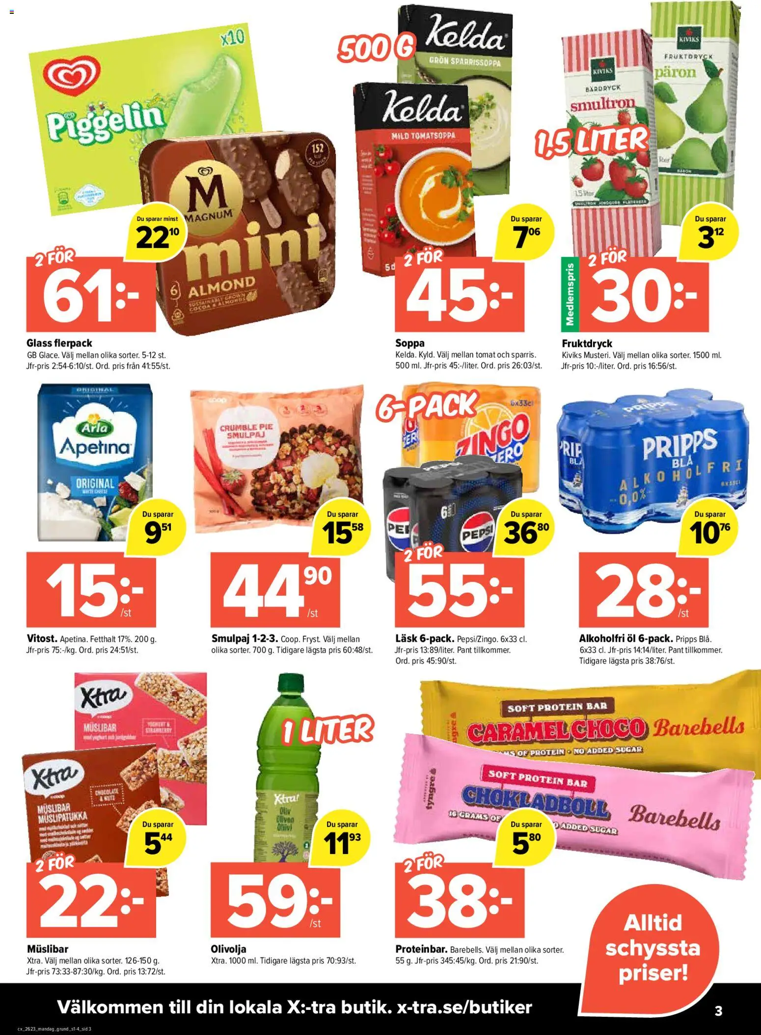 Coop X:-TRA reklamblad aktuell från 01.06.2026 | Sida: 3