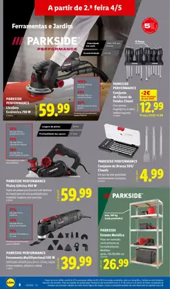 Pré-visualização Lidl Novidades válido de 04.05.2026 | Página: 8 | Produtos: Ferramentas, Prateleira, Bateria