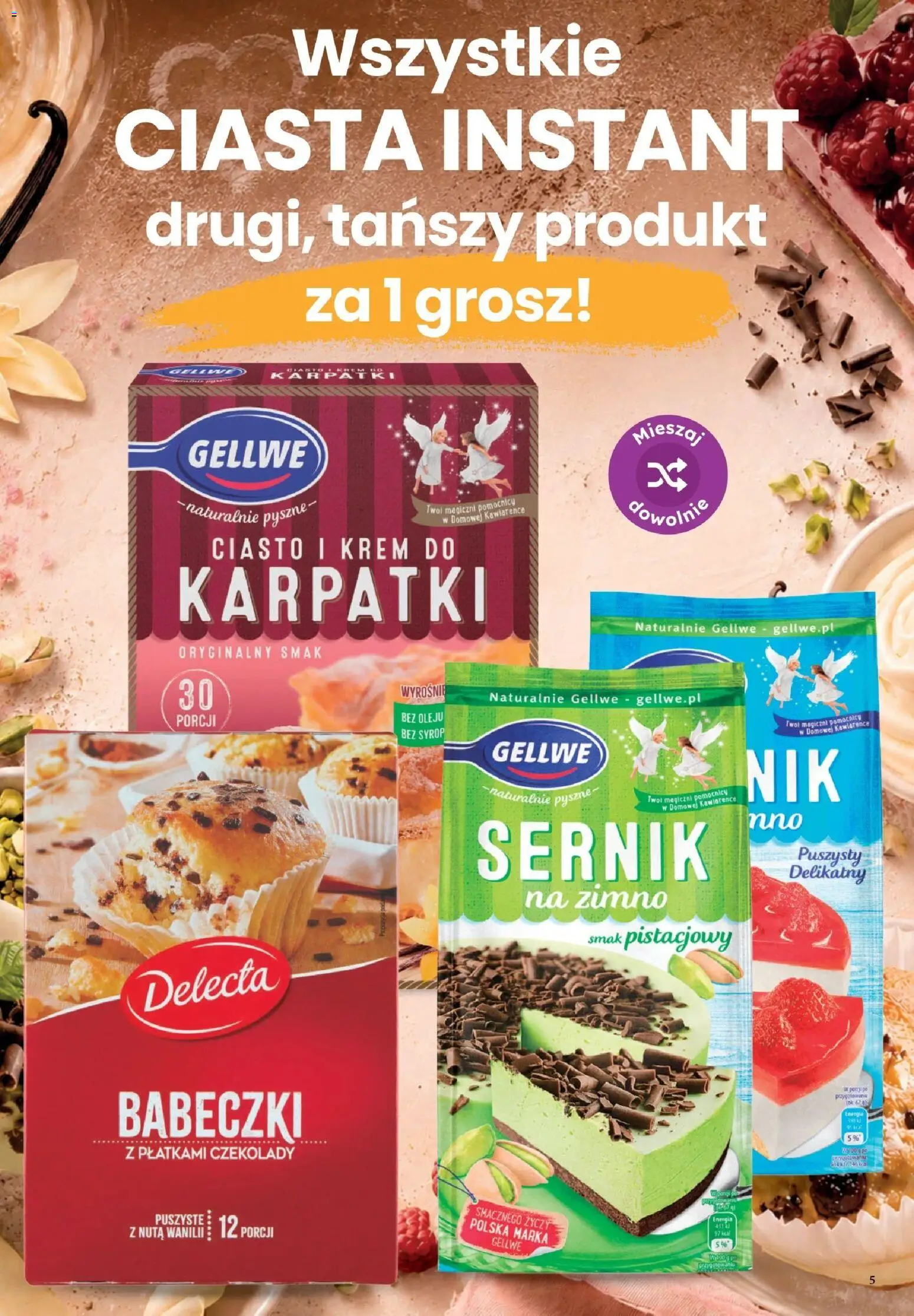 Dino gazetka - Weekendowe Okazje od 10.07.2026 | Strona: 5 | Produkty: Syrop, Ciasto, Babeczki, Krem