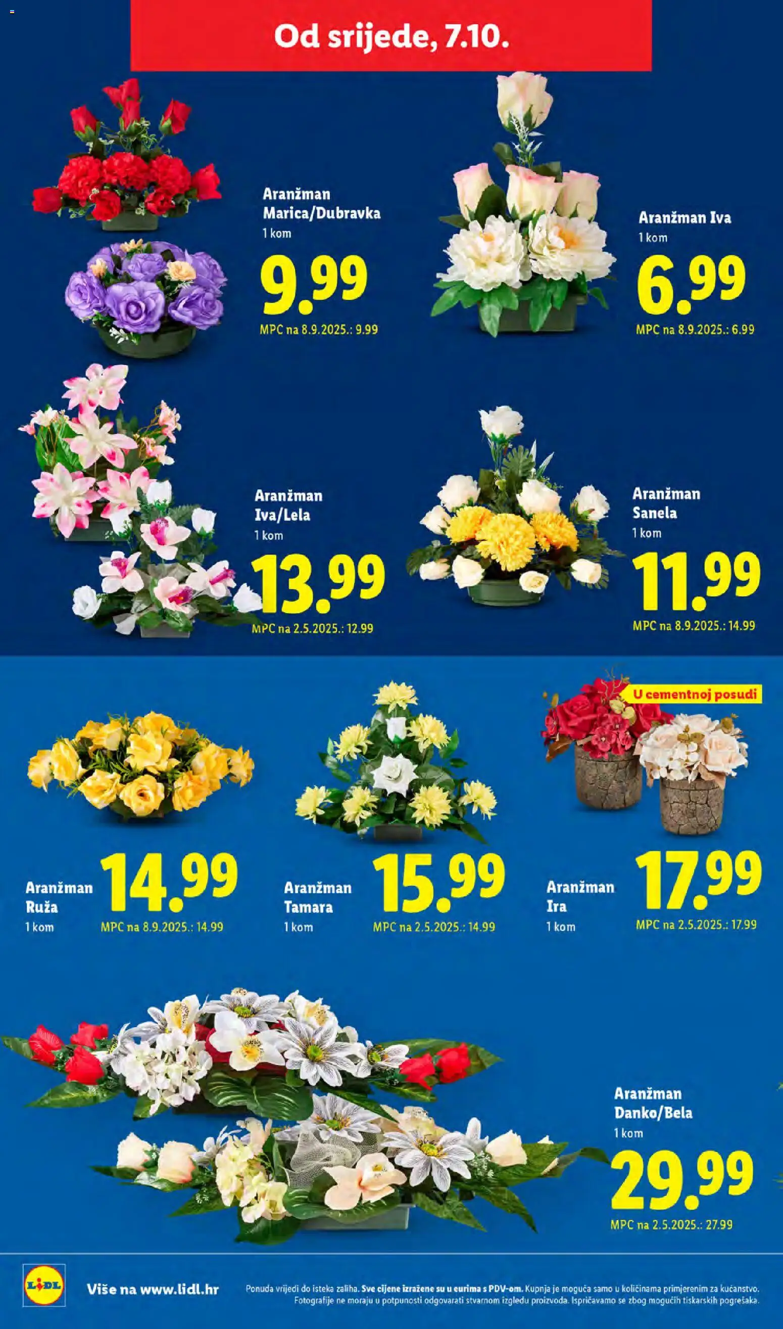 Lidl katalog | vrijedi od 05.10.2026 | Stranica: 56 | Proizvodi: Ruza