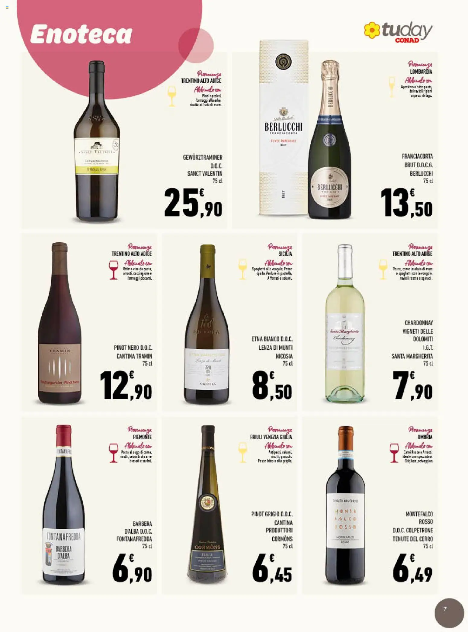 Volantino Conad del 06.05.2026 | Pagina: 7 | Prodotti: Verdure, Pasta, Ravioli, Enoteca