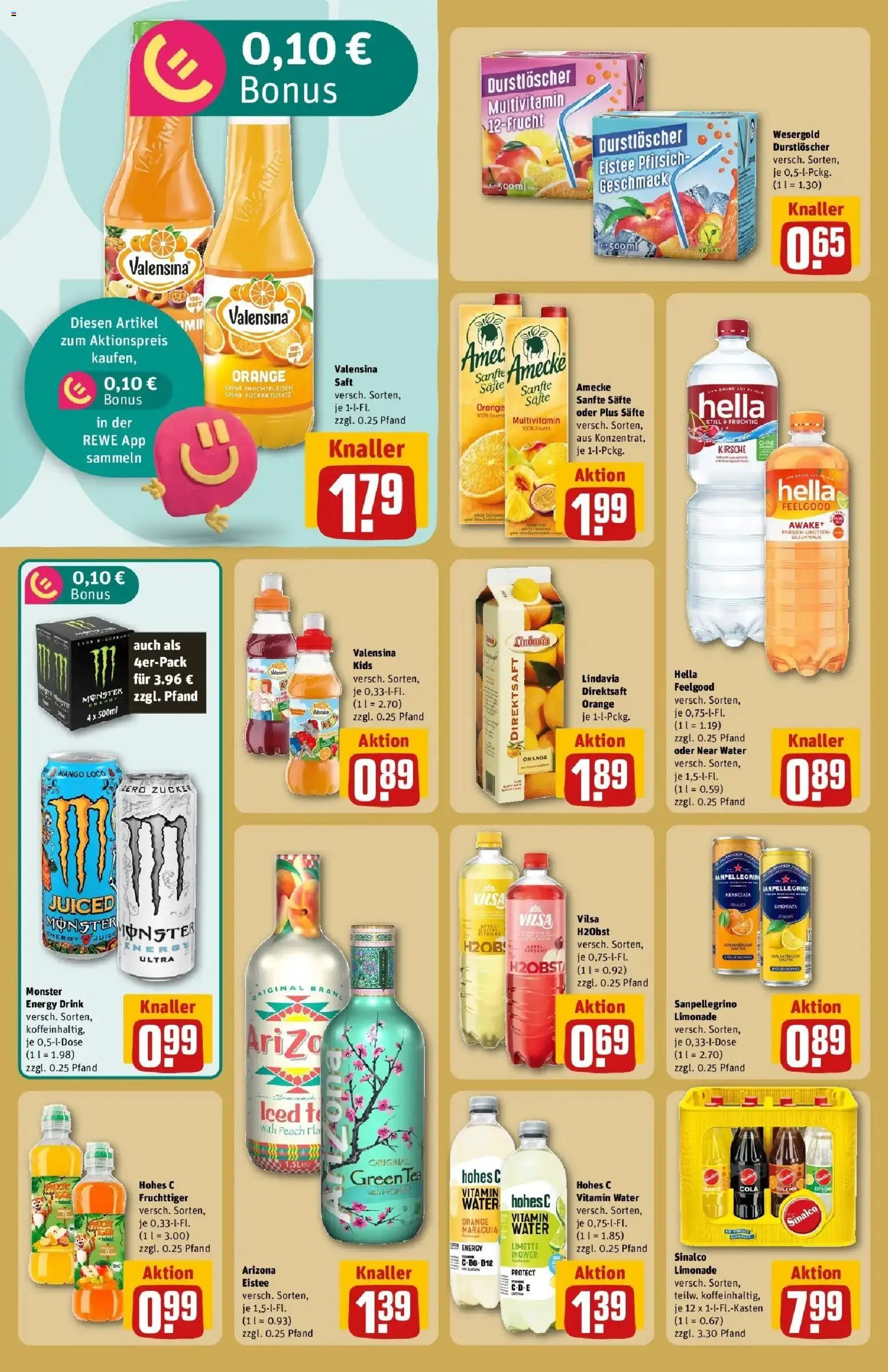 REWE Prospekt ab 14.09.2026 zum Blättern » Angebote | Seite: 20 | Produkte: Cola, Pfirsich, Limette, Hohes c