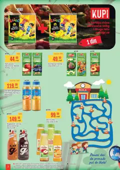 Aroma Market Vanredni katalog Školarci - pregled Aroma Market kataloga - važi od 28.08.2026 | Strana: 2 | Proizvode: Šargarepa, So, Borovnica, Sok