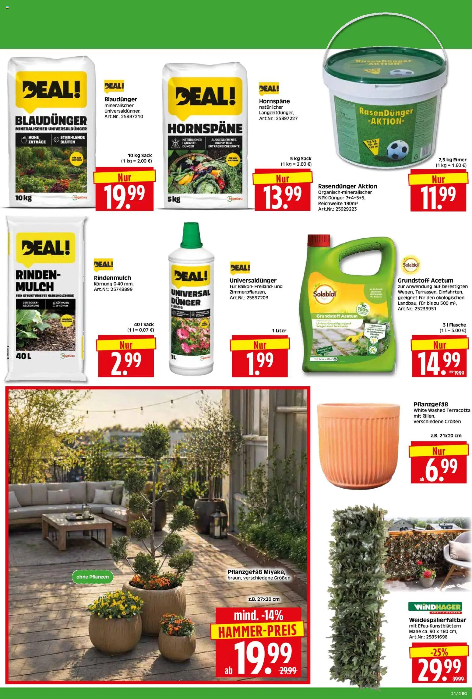 HERKULES Bau & Garten – gültig ab 18.05.2026 | Seite: 4 | Produkte: Rindenmulch