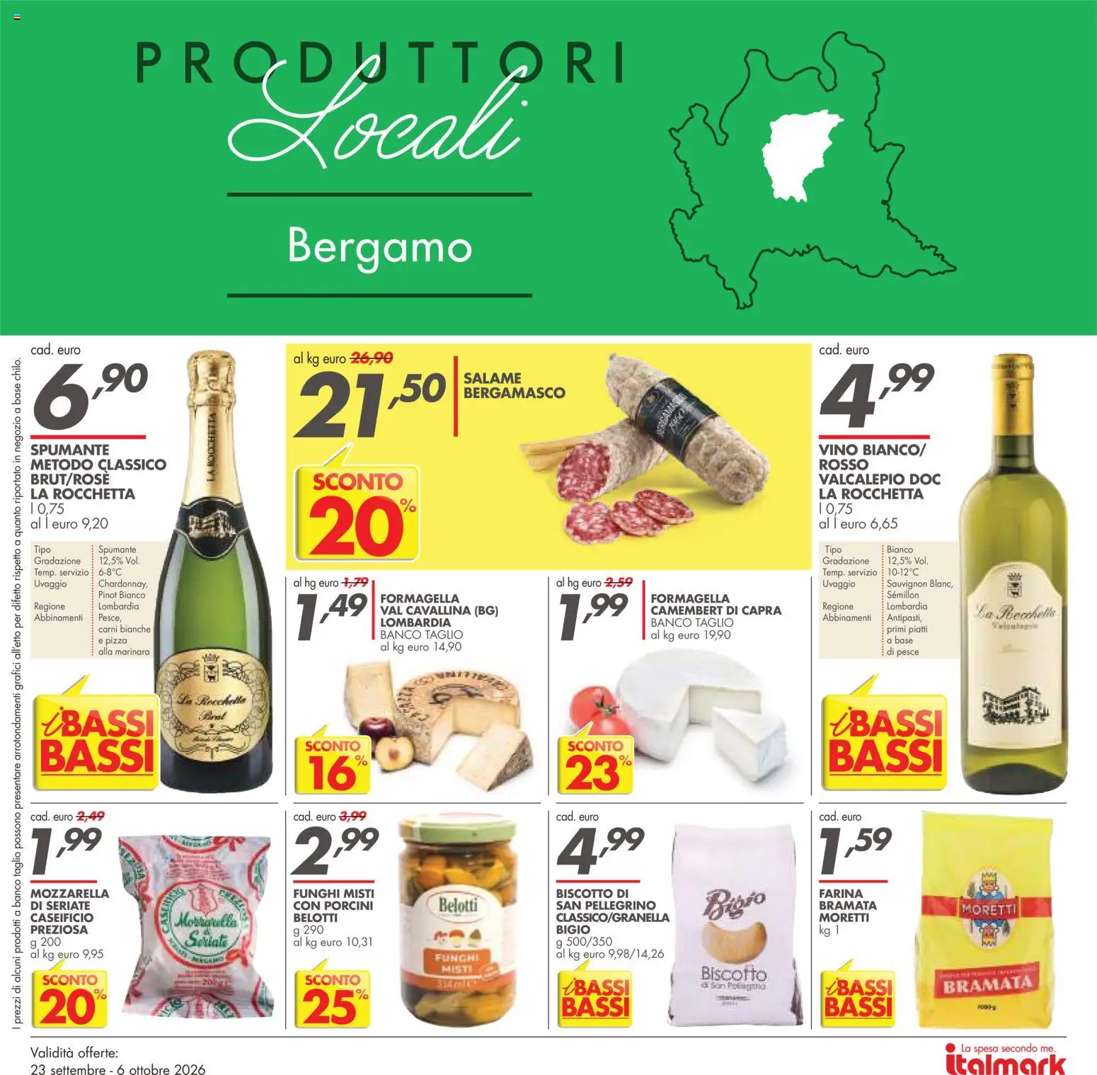 Volantino Italmark del 23/09/2026 | Pagina: 18