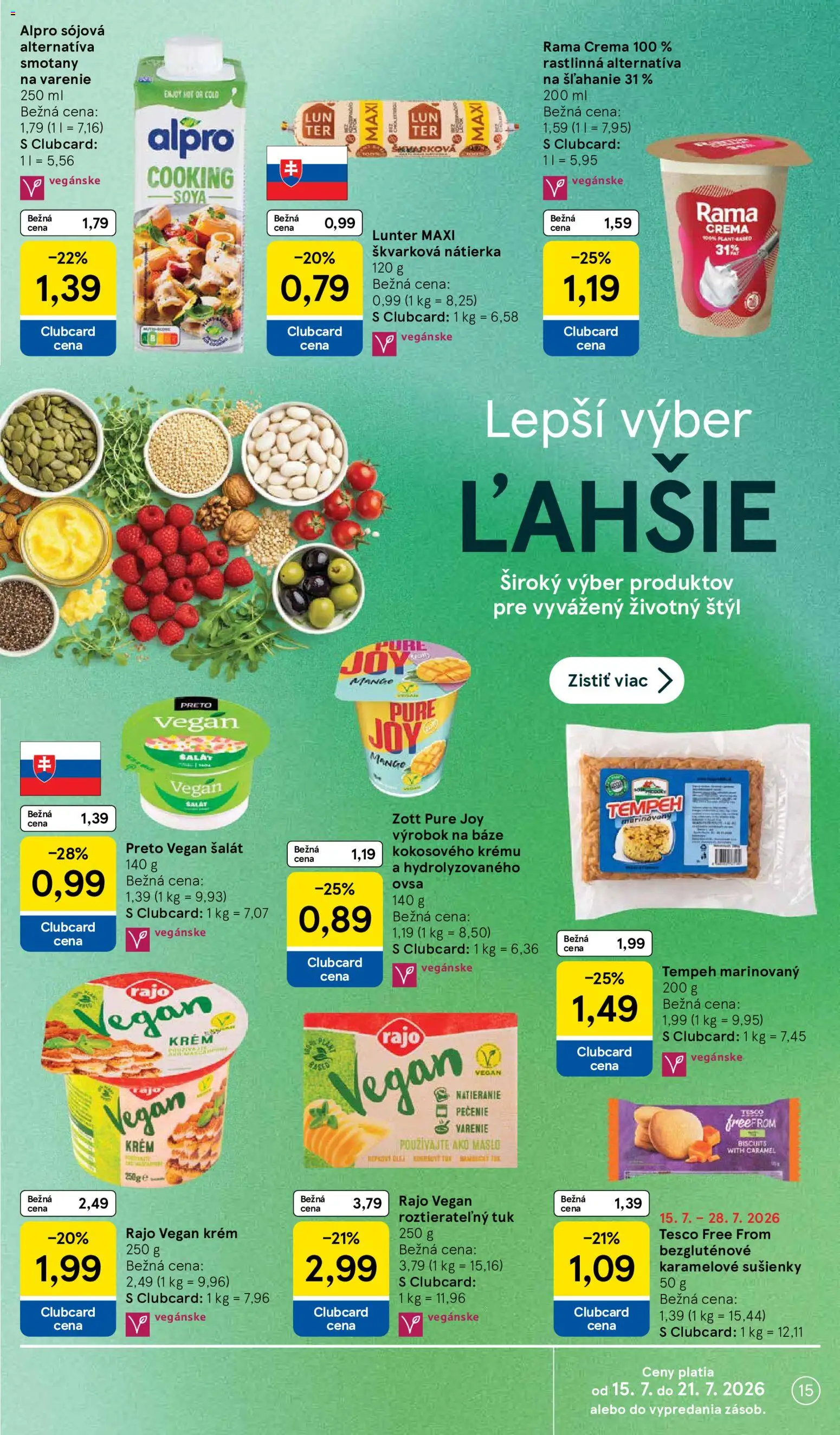 Nové Tesco akcie – leták je platný od 15.07.2026 | Strana: 15