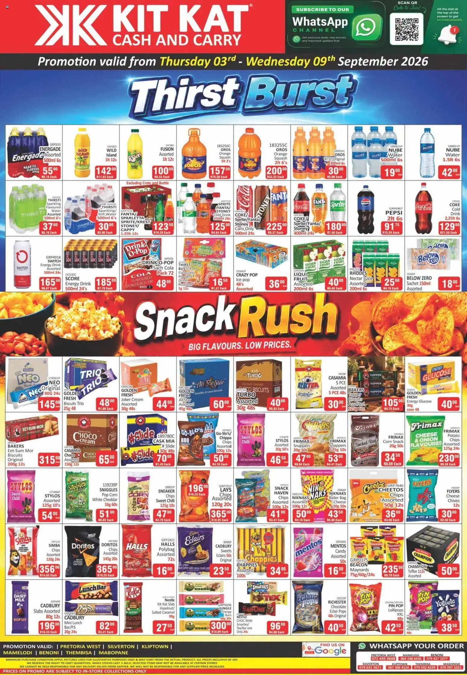 New KIT KAT Cash & Carry catalogue – valid from 03/09/2026 | Page: 2 | Products: Chocolate, Cream, Onion, Caramel
