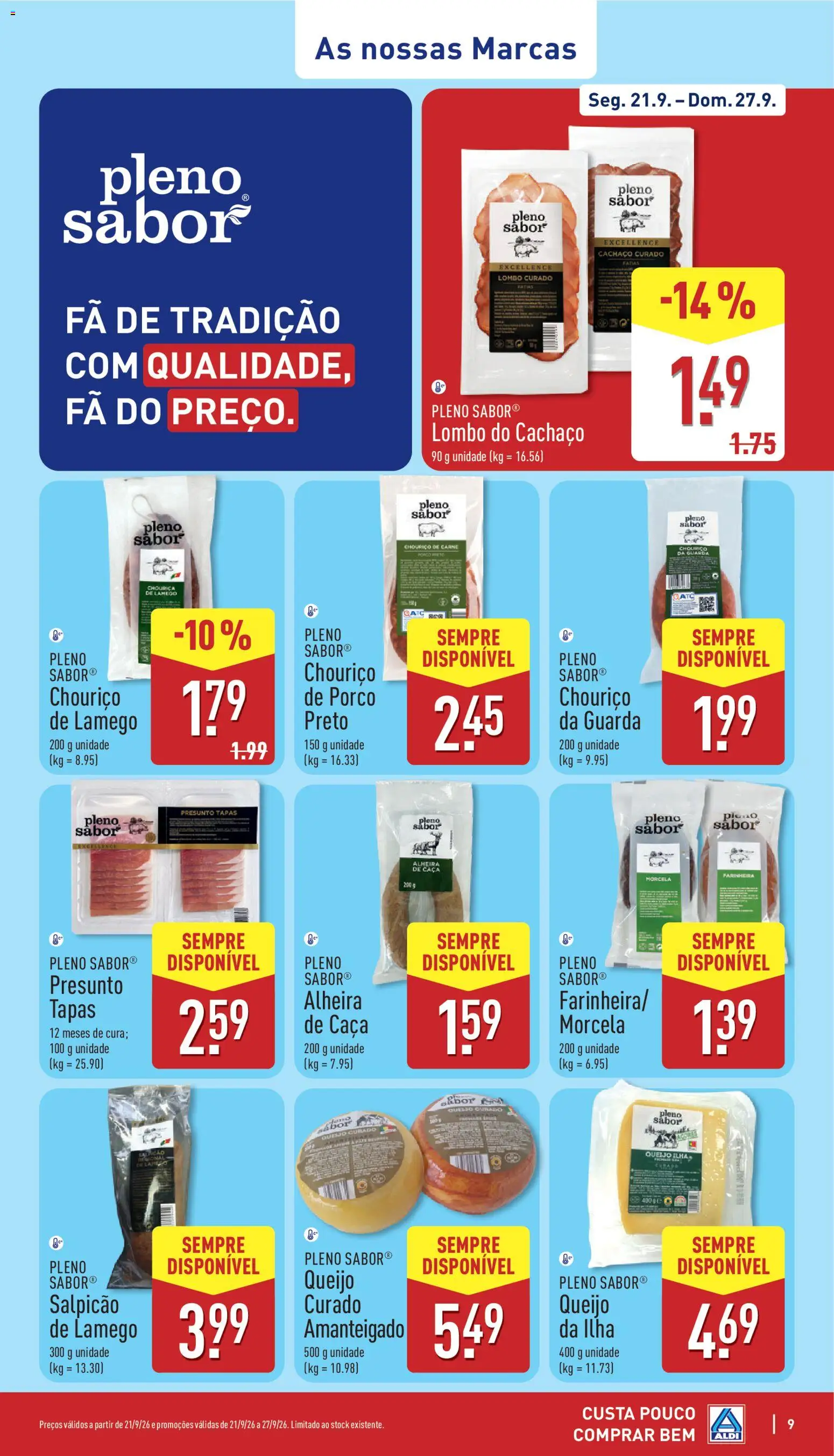 Aldi folheto │ válido de 21/09/2026 | Página: 9