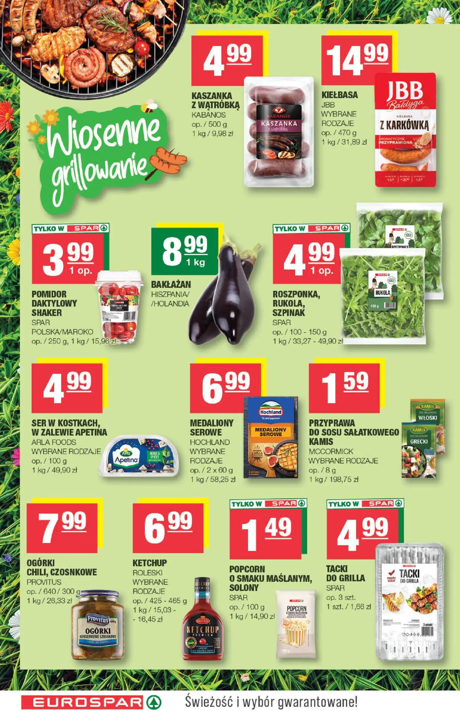 Spar gazetka - Eurospar od 17.06.2026 | Strona: 10 | Produkty: Kiełbasa, Karkówka, Popcorn, Ogórki