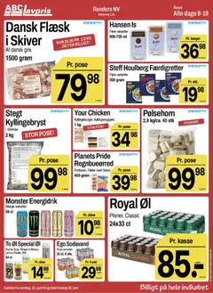 Abc Lavpris -  Tilbudsavis uge 24 gyldig fra 10.06.2026 | Side: 7 | Produkter: Mango, Pølsehorn, Øl, Sodavand