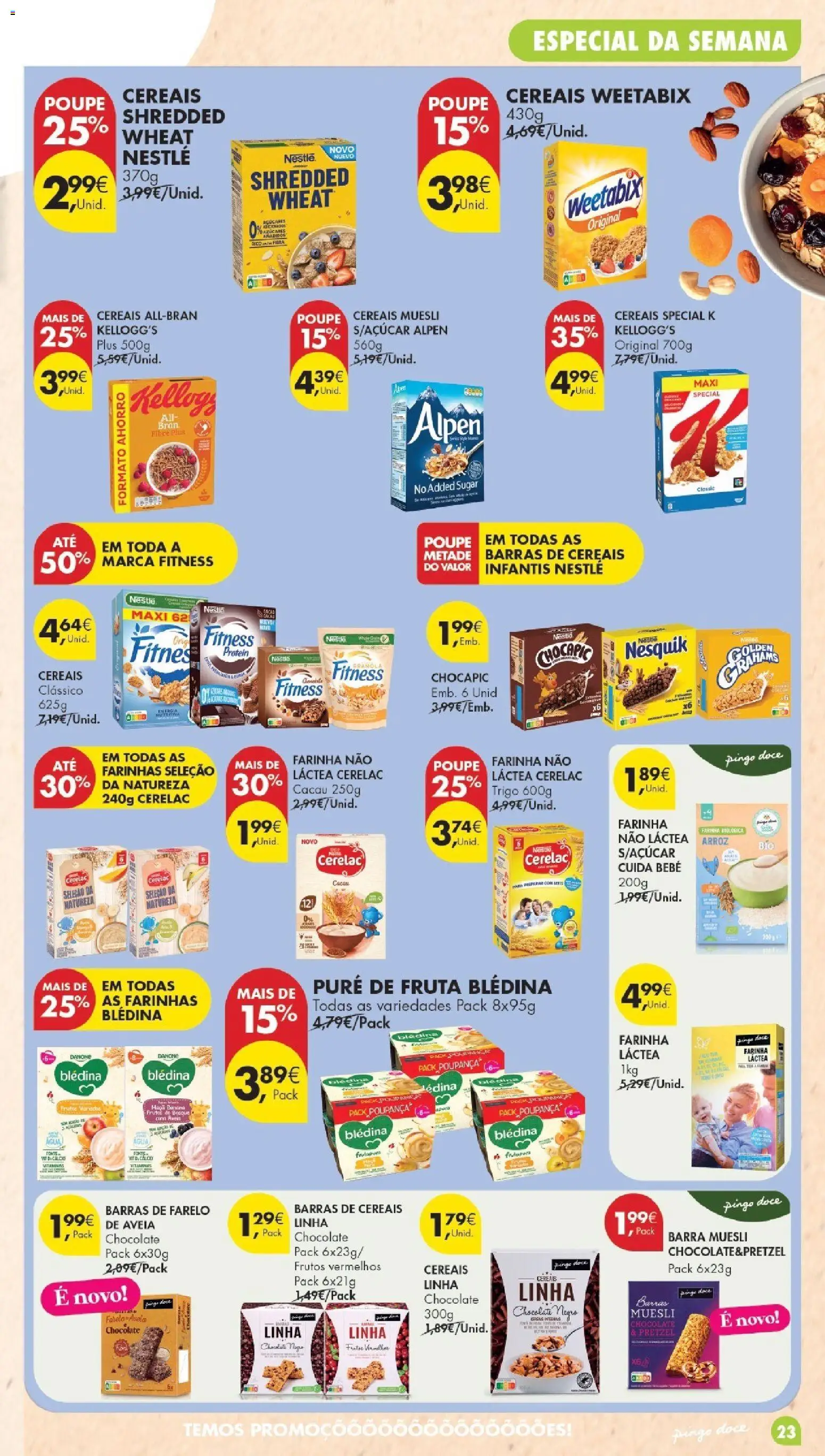 Pingo Doce Poupe Esta Semana Madeira │ válido de 01/09/2026 | Página: 23 | Produtos: Banana, Weetabix, Arroz, Cereais
