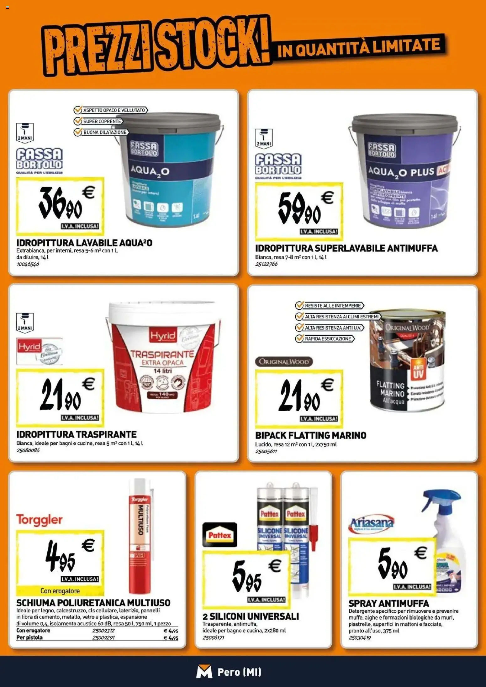 Volantino TECNOMAT del 29/10/2026 | Pagina: 14 | Prodotti: Schiuma, Detergente, Silicone, Bagno