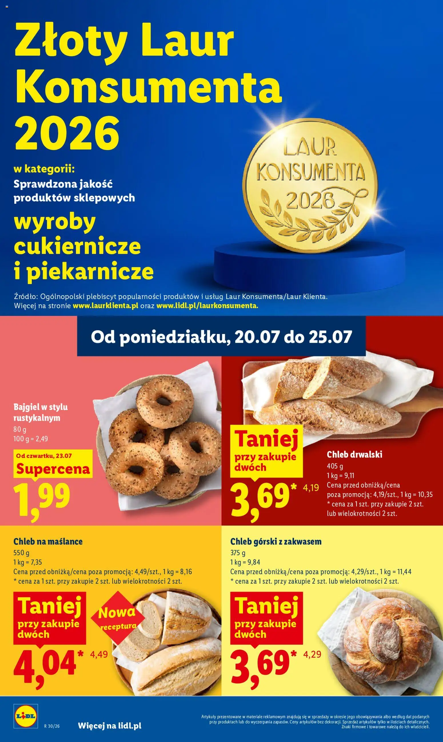 Lidl Polsko leták od 23.07.2026 | Strana: 56 | Produkty: Chléb
