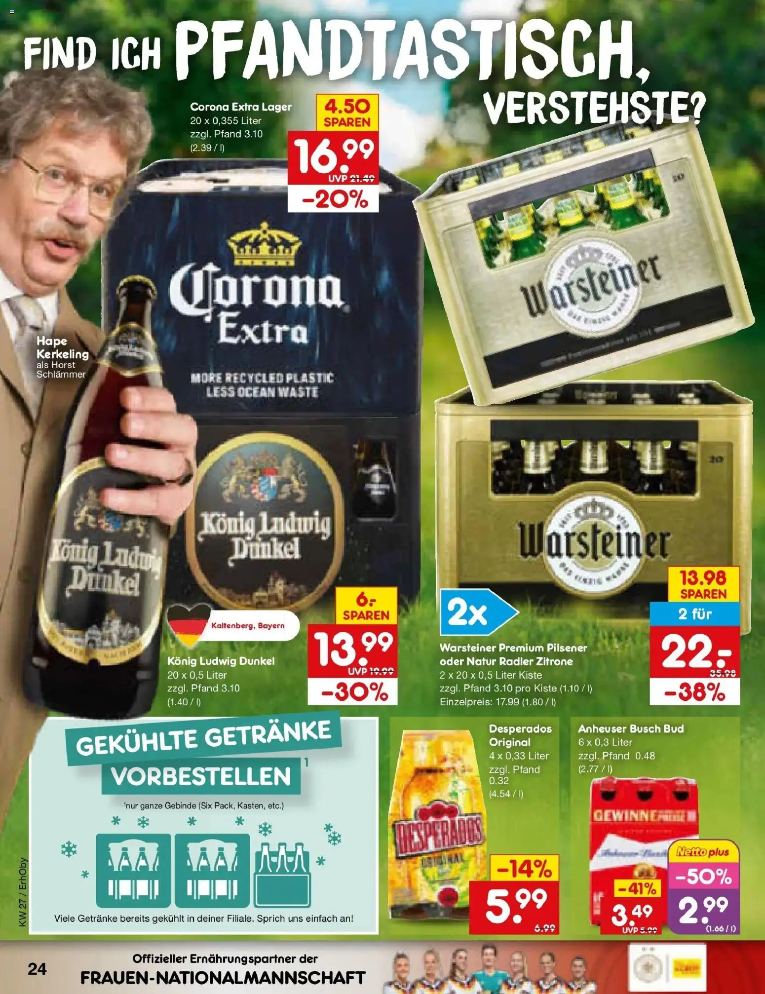 Netto Marken-Discount Prospekt Velden – gültig ab 28.06.2026 | Seite: 36 | Produkte: Radler, Warsteiner, Zitrone, Desperados