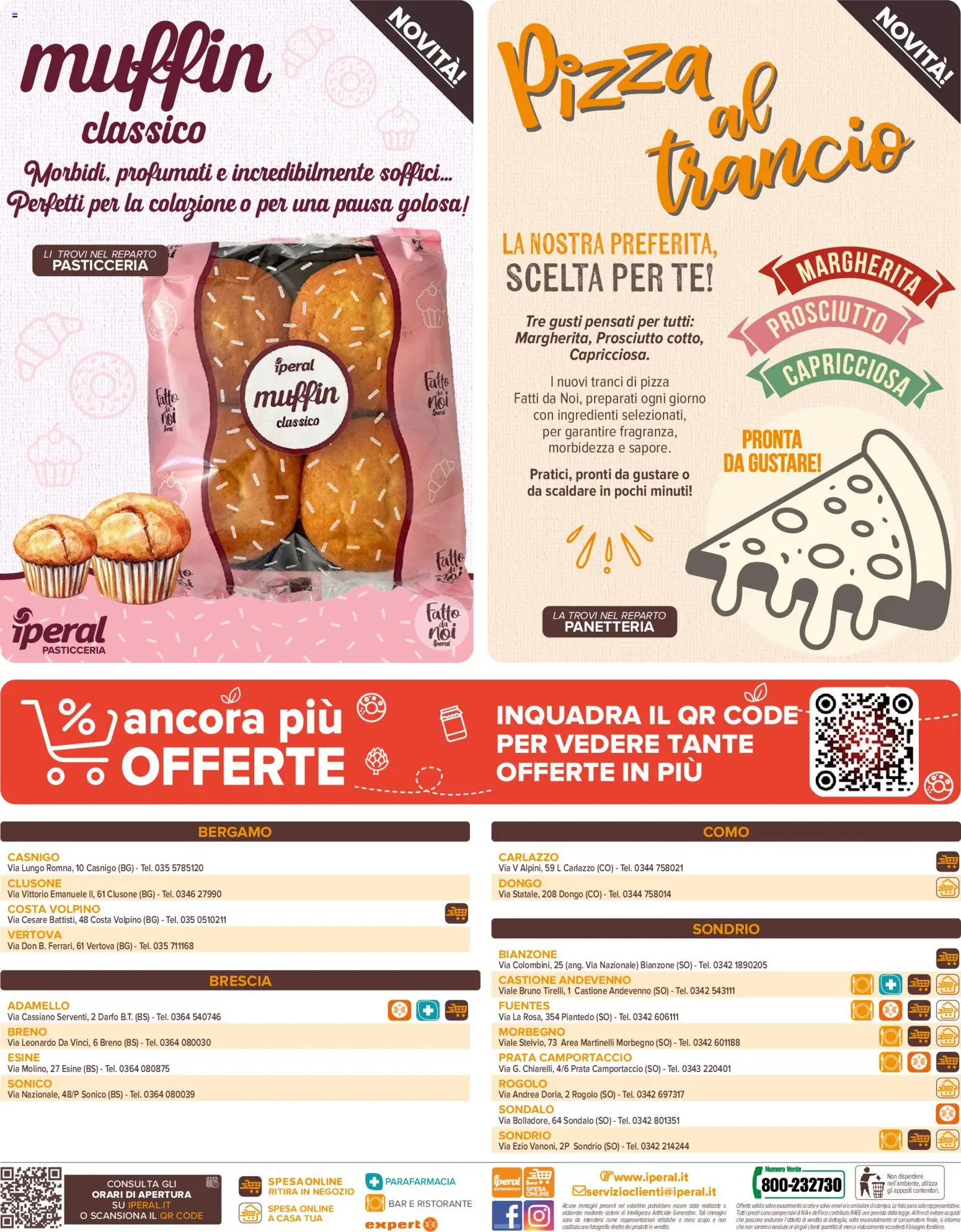 Volantino Iperal del 04.06.2026 | Pagina: 20 | Prodotti: Pizza, Tè, Prosciutto, Muffin