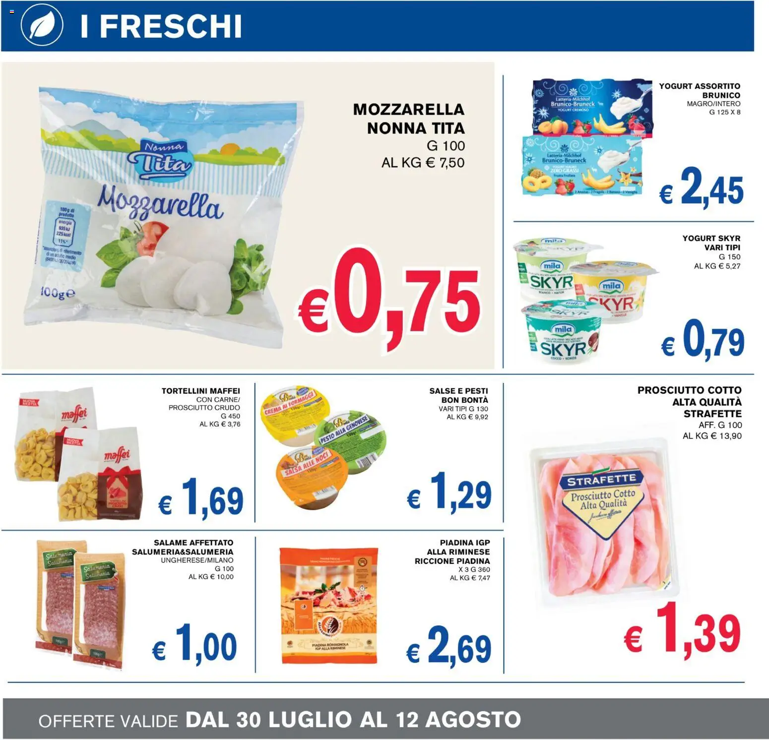 Volantino Coal del 30/07/2026 | Pagina: 6 | Prodotti: Salame, Salsa, Piadina, Skyr