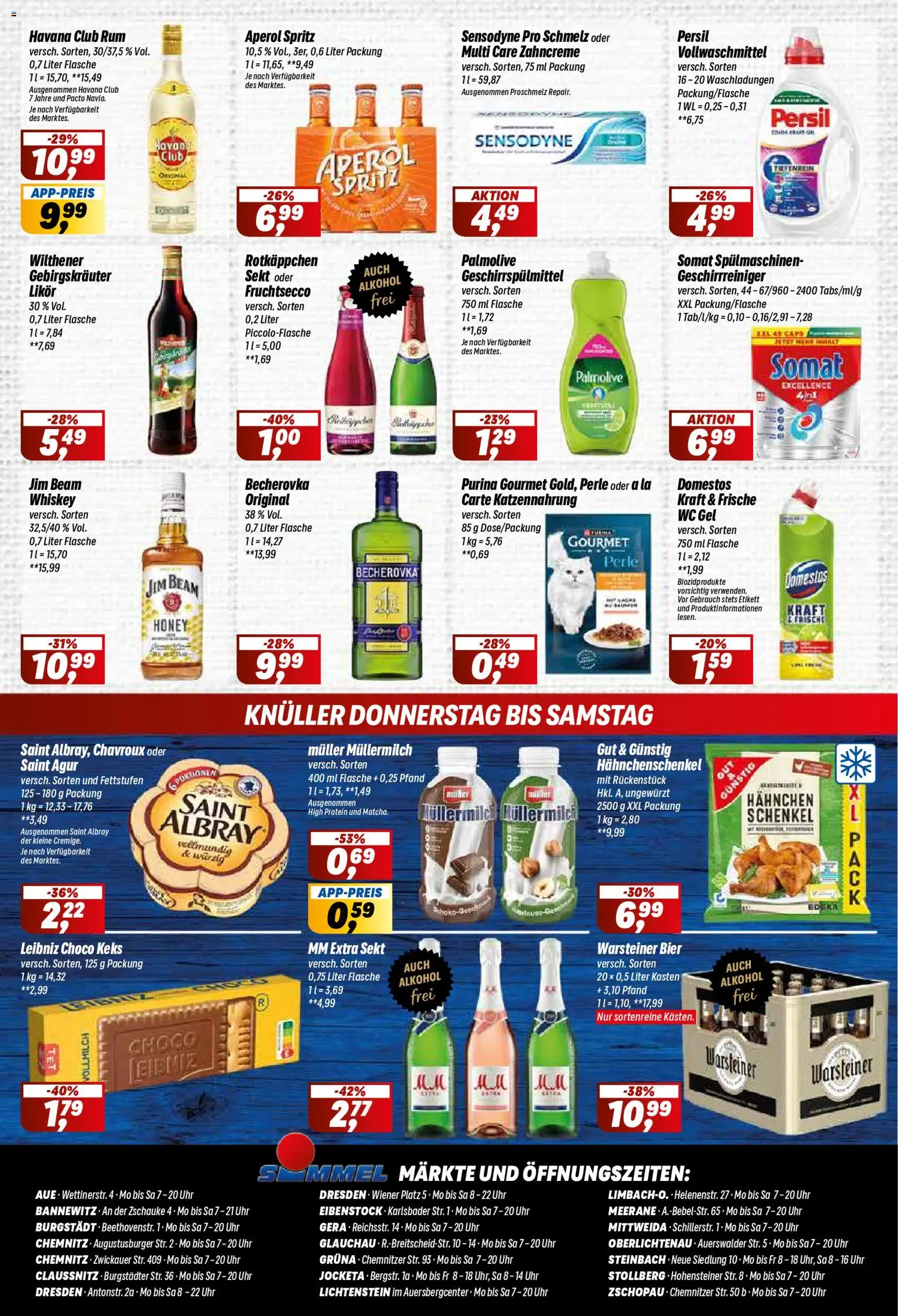 Simmel Prospekt – gültig ab 21.09.2026 | Seite: 8 | Produkte: Jim beam, Bier, Rum, Muller mullermilch