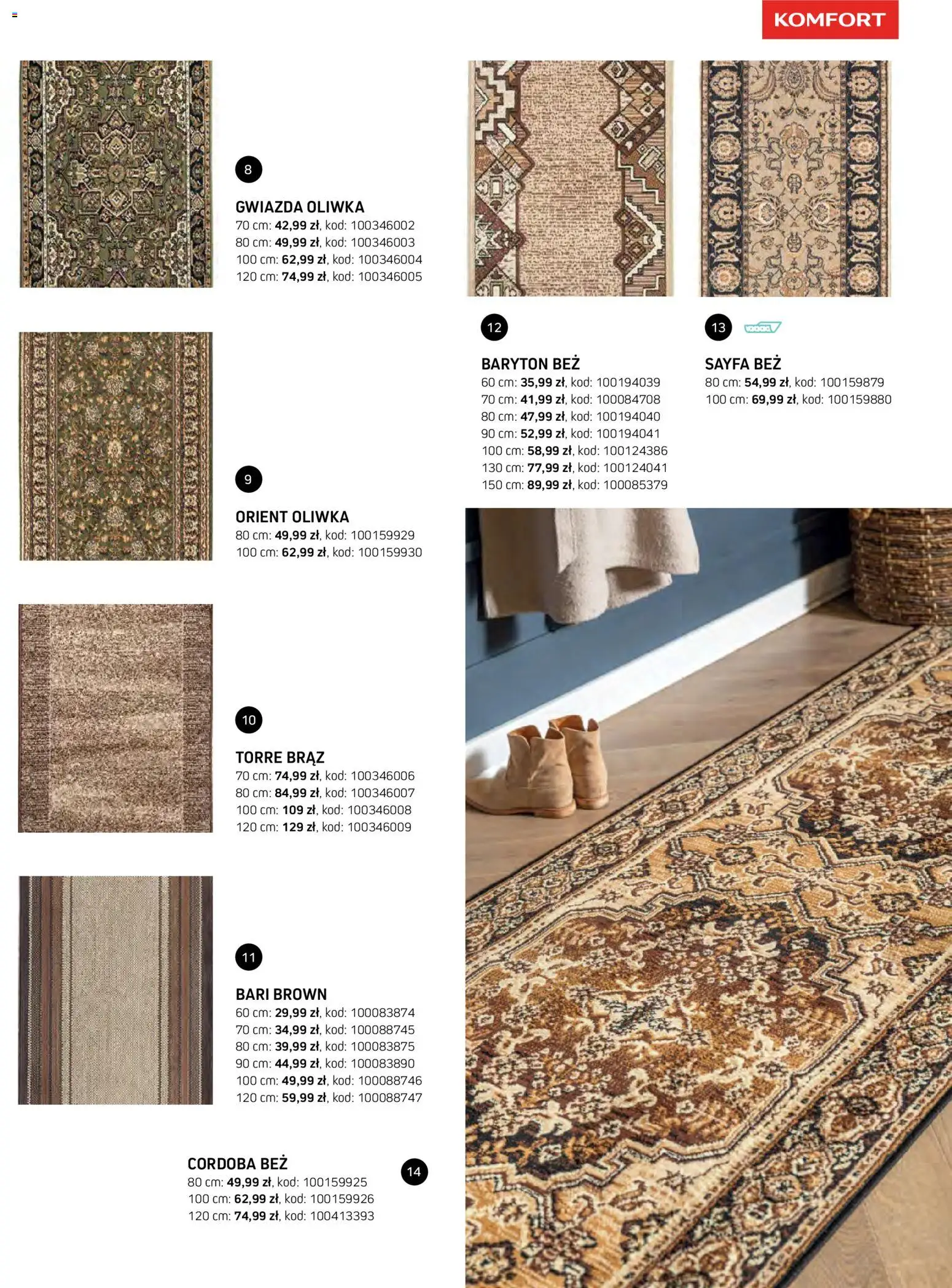 Komfort gazetka - Katalog dywanów od 07.10.2026 | Strona: 89