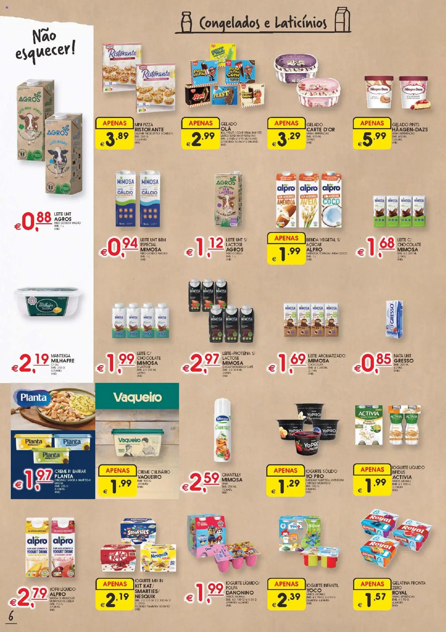 Meu Super folheto │ válido de 11.06.2026 | Página: 6 | Produtos: Sal, Leite, Manteiga, Café