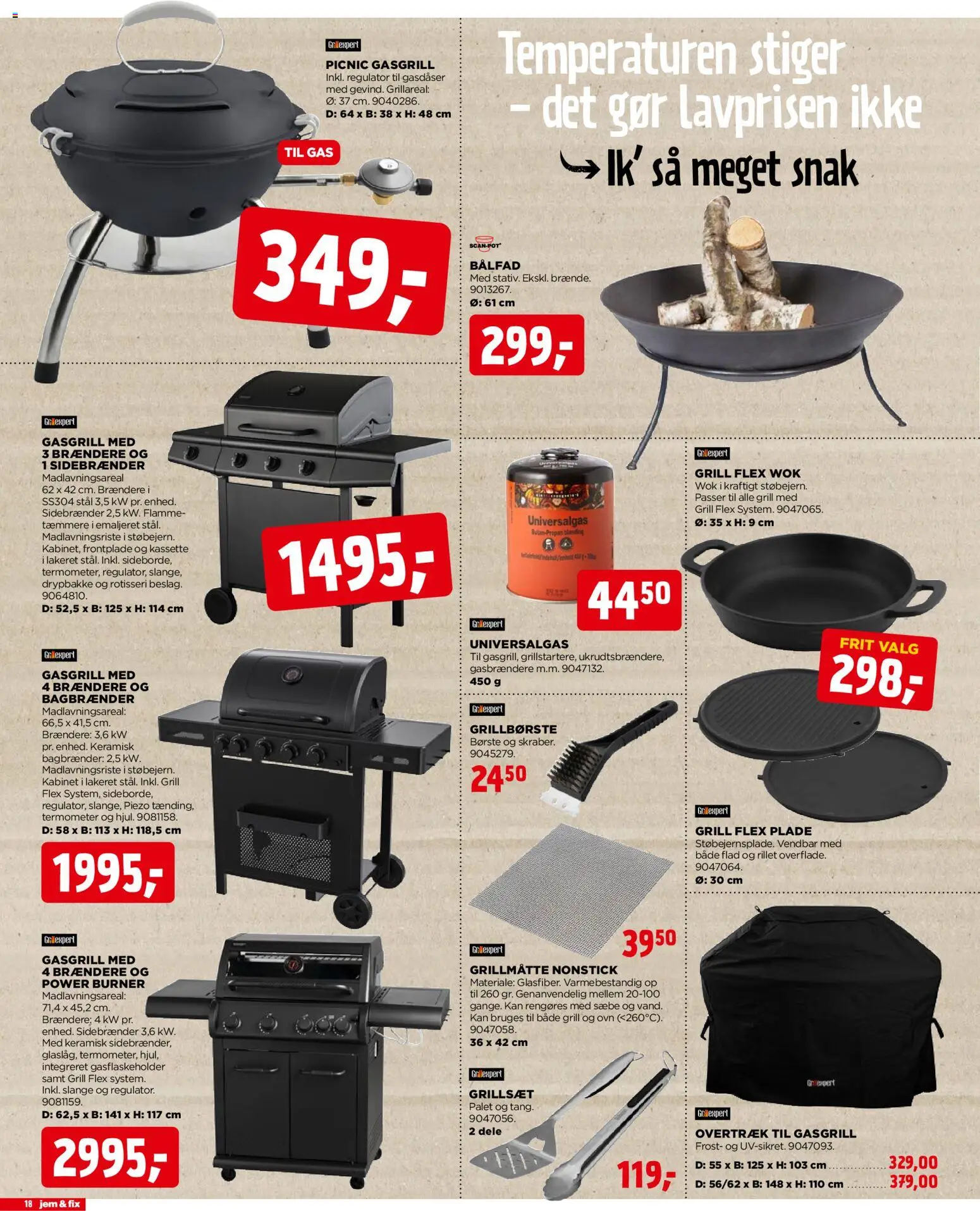 Jem & fix tilbudsavis – gyldig fra 12/07/2026 | Side: 18 | Produkter: Børste, Sæbe, Ovn, Grill