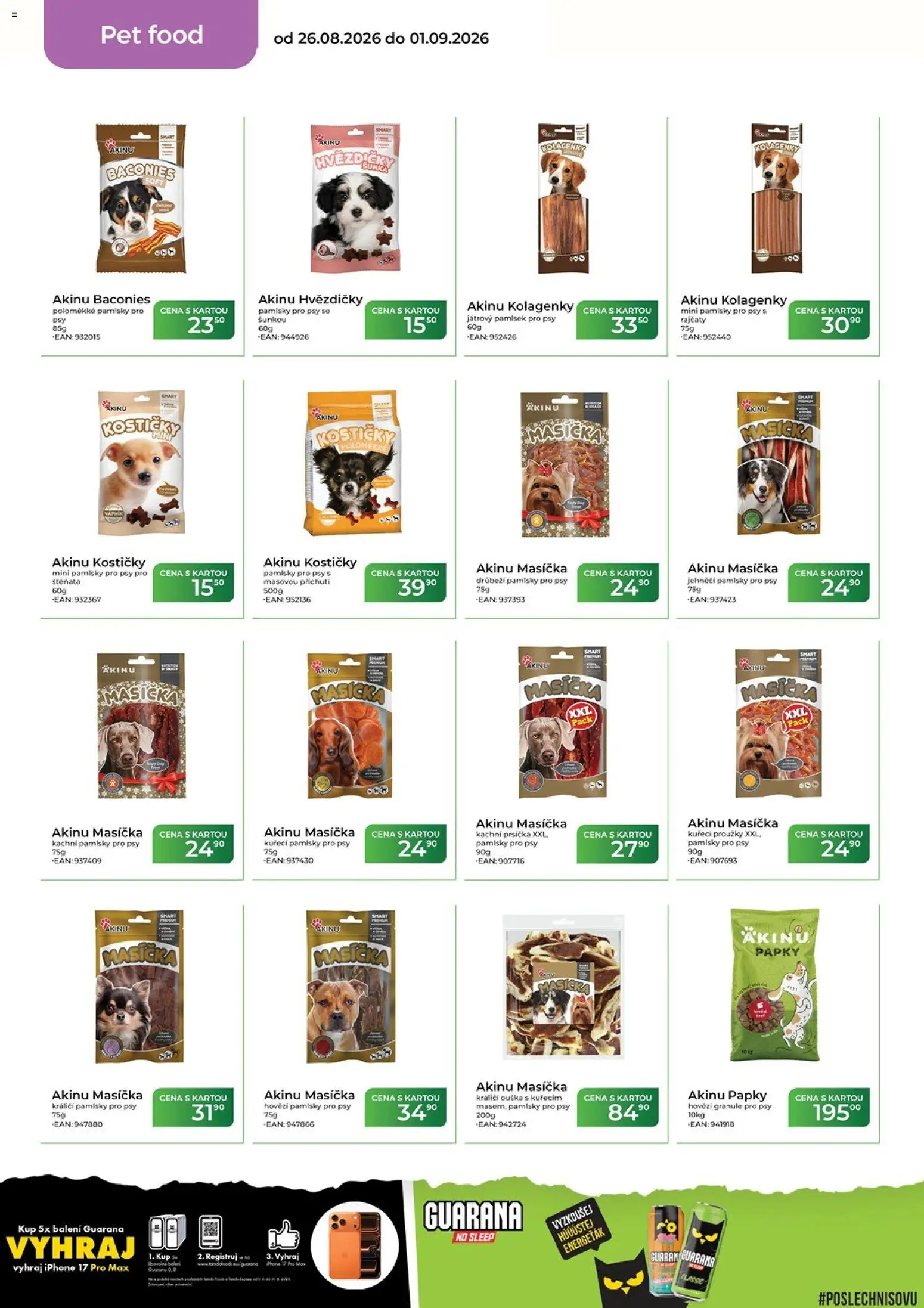 Tamda Foods leták od 26.08.2026 | Strana: 48 | Produkty: Hovězí, Šunka, Granule, Iphone