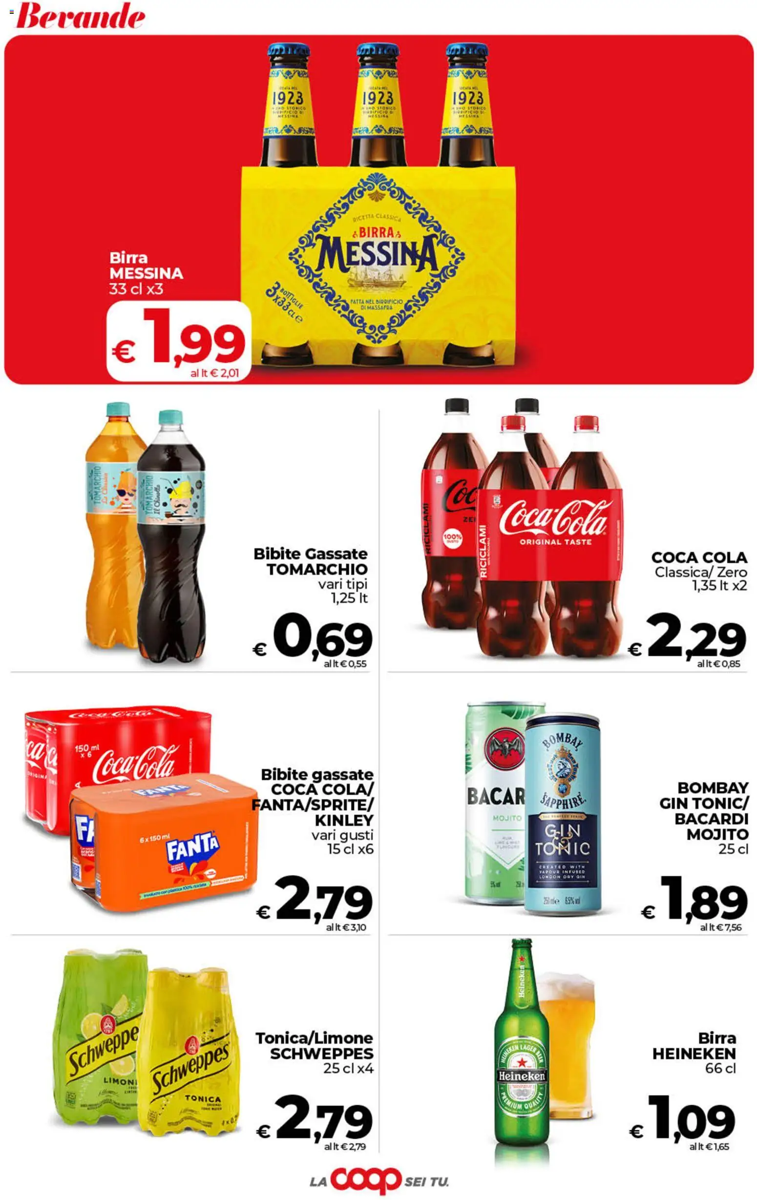 Volantino COOP del 19.05.2026 | Pagina: 38 | Prodotti: Birra, Chinotto, Fanta, Coca Cola