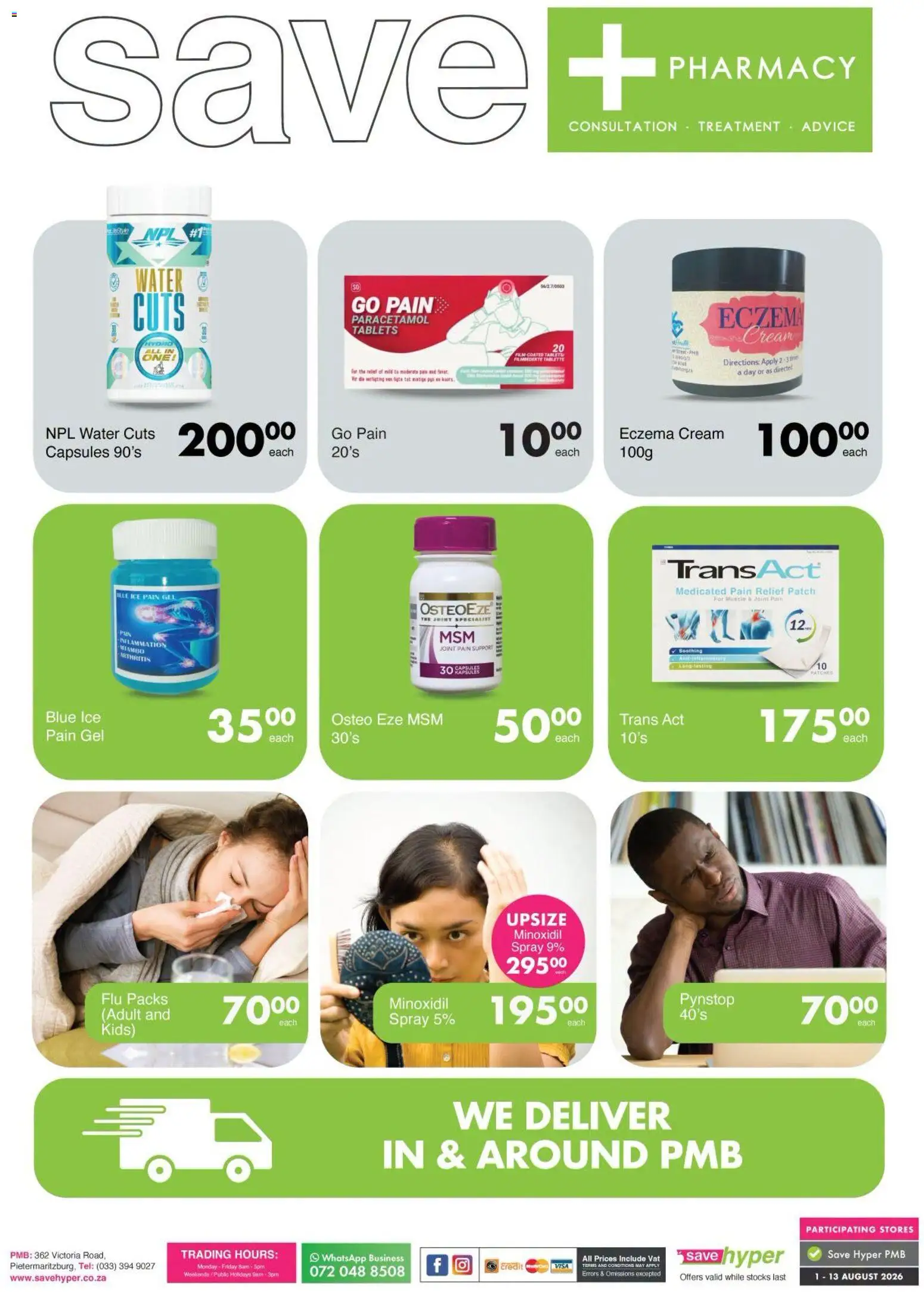 New Save catalogue – valid from 01/08/2026 | Page: 2 | Products: Cream, Water