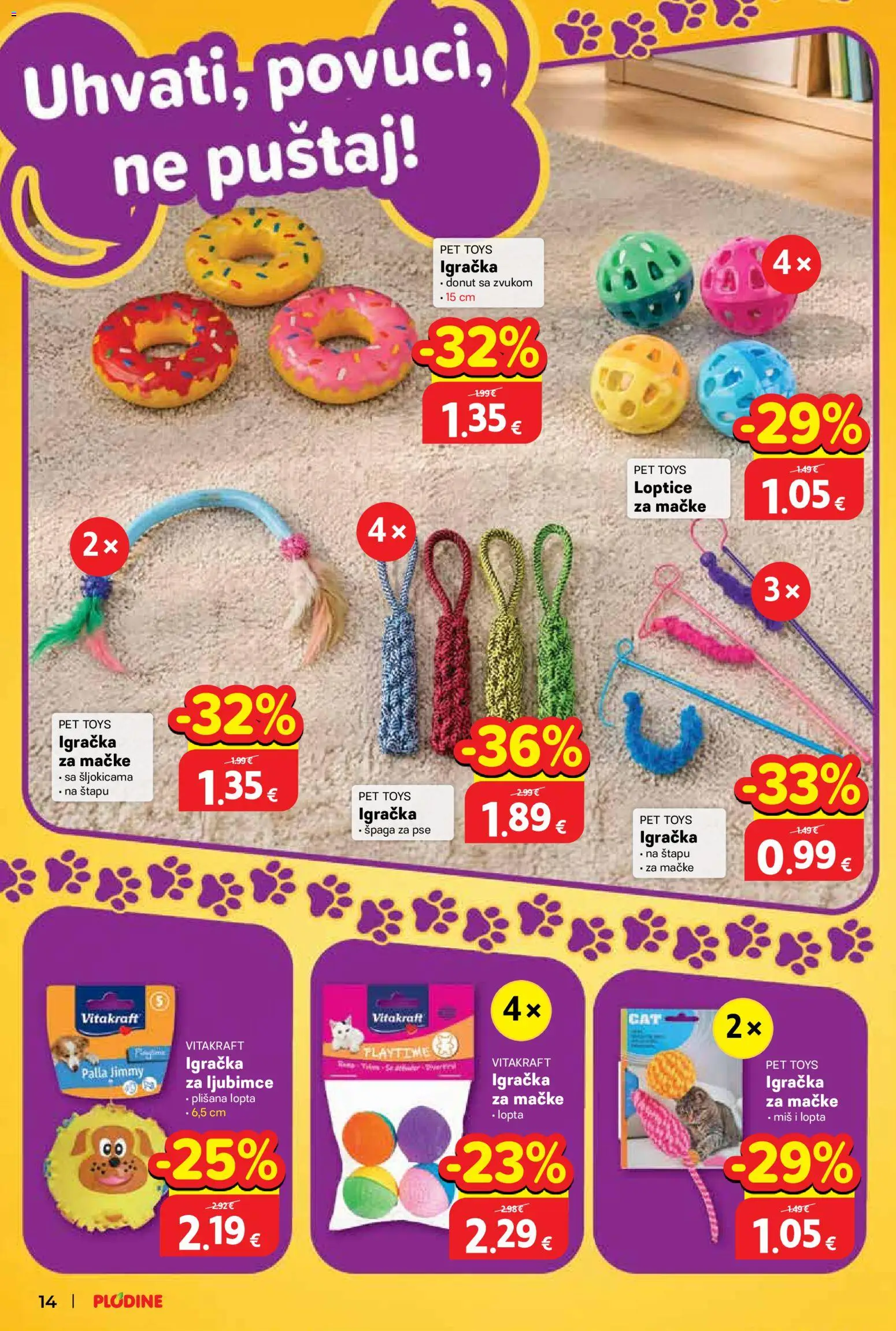 Plodine katalog | vrijedi od 01.10.2026 | Stranica: 14 | Proizvodi: Lopta, Miš, Igračka