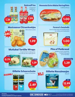 Die Grenze folder - Voorbeeld van een folder van Die Grenze, geldig van 14-09-2026 | Pagina: 5 | Producten: Mes, Tortilla, Hazelnoten, Scheerschuim