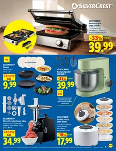 Lidl leták platný od 28.09.2026 | Strana: 5 | Produkty: Gril, Sušička, Kuchynský robot, Sušička ovocia