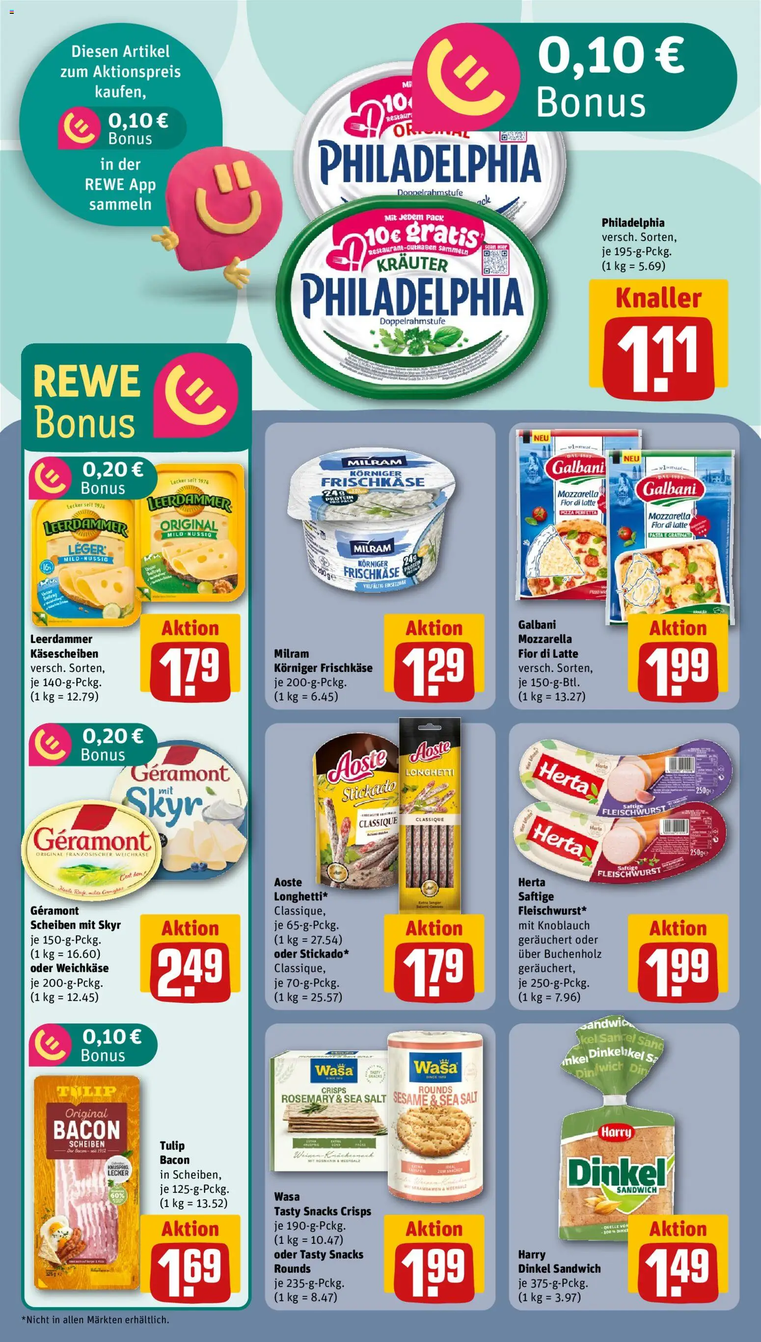 {H1} | Pagina: 10 | Producten: Pasta, Sandwich, Bacon, Mozzarella