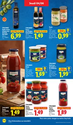 LIDL - Prévisualisation de Pesto, 190 g, Au choix : alla genovese ou rosso valide à partir de 04.06.2026 | Page: 20