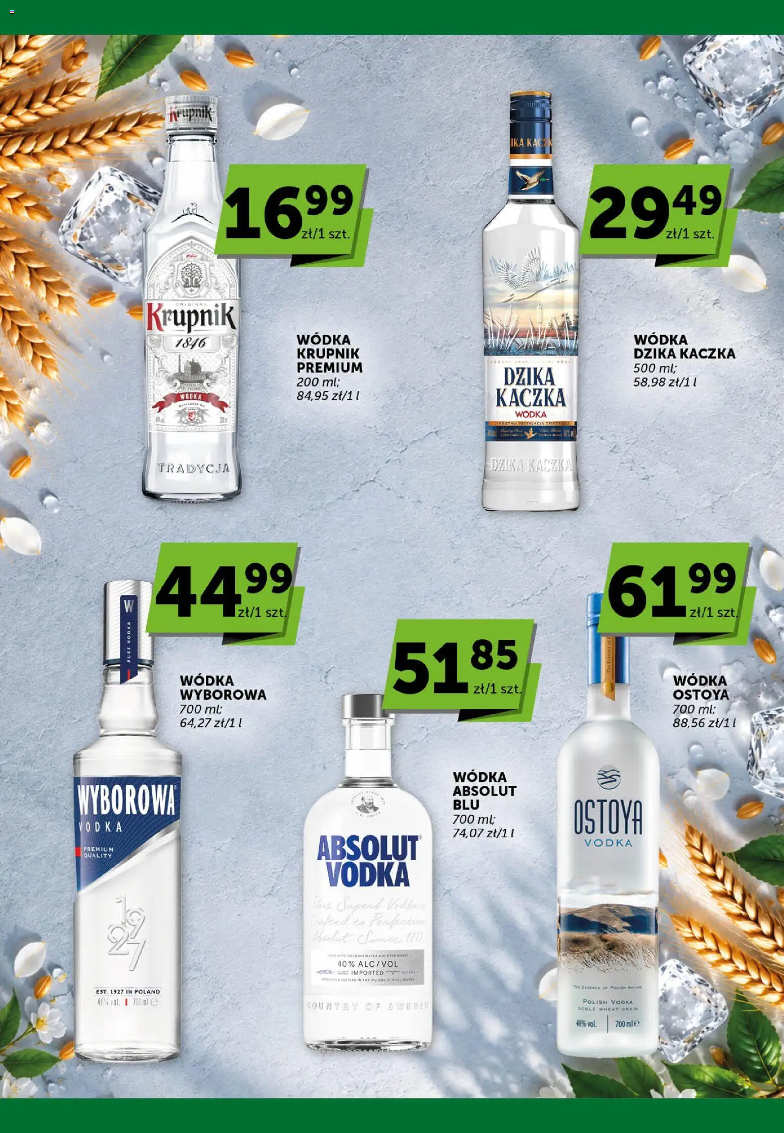 Euro Sklep gazetka - Oferta alkoholowa od 15.10.2026 | Strona: 4 | Produkty: Krupnik, Wódka wyborowa, Kaczka, Wódka